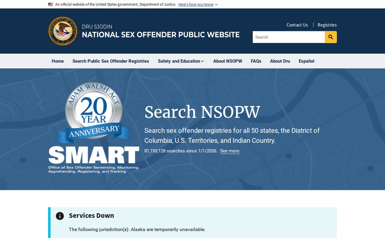 DeKalb County sex offender check extended through NSOPW