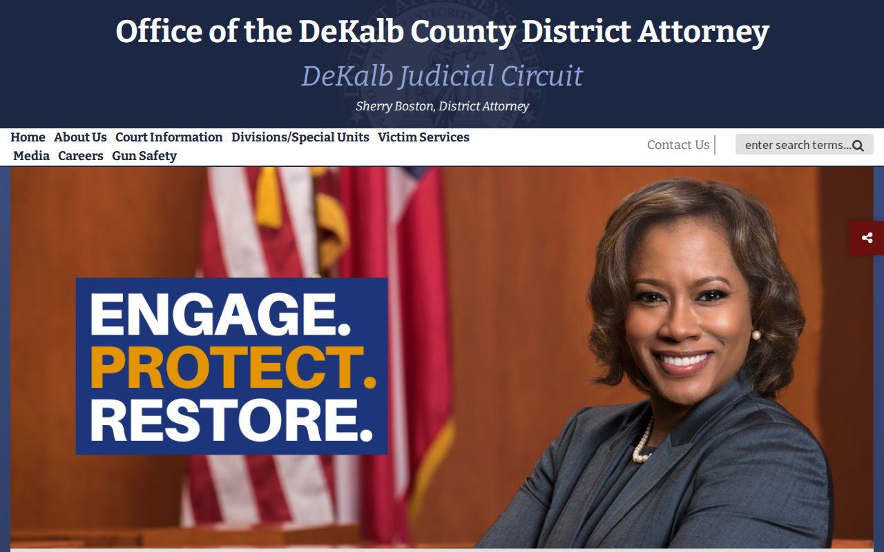 DeKalb County criminal history District Attorney felony prosecution